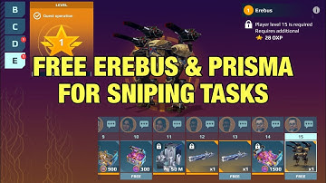 Free Erebus & Prisma Will Come in Handy for Future Sniping Tasks! | War Robots Earth Reclamation Day