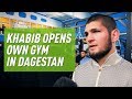 ‘A dream come true’: Khabib & his father open own MMA gym