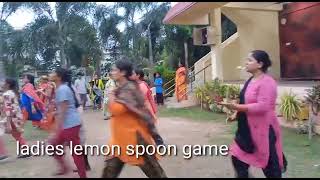 Ladies lemon spoon race