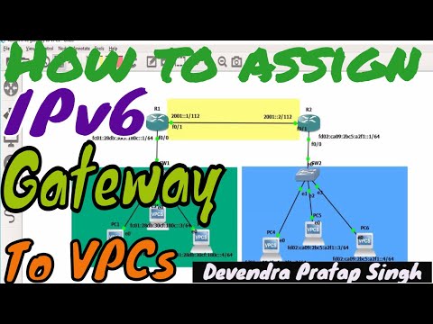 How to assign IPv6 gateway address to VPCs in GNS3 || Configuring the VPCs in GNS3 | Network Creator