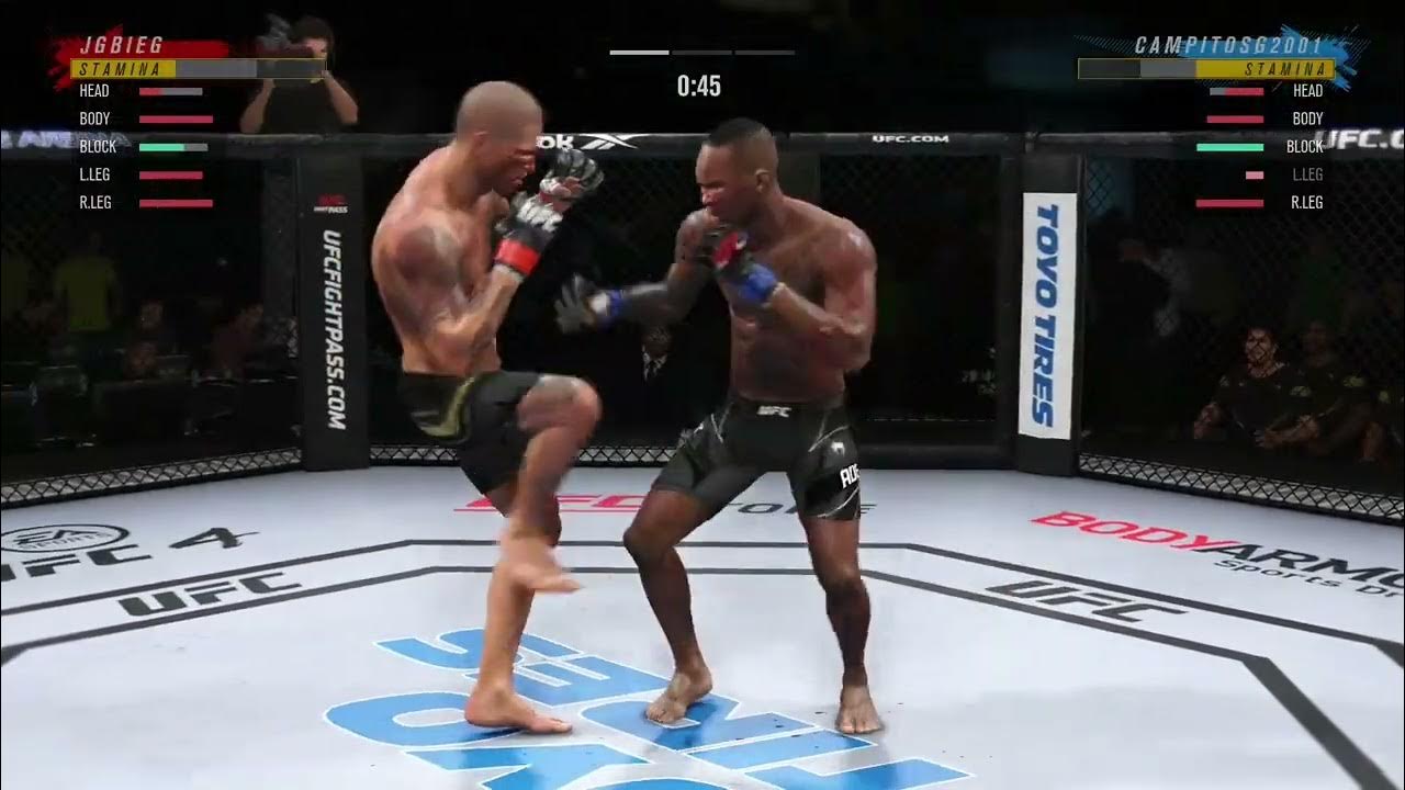 UFC 4 Question Mark Kick Set Up with Oblique Kicks Works Every Time