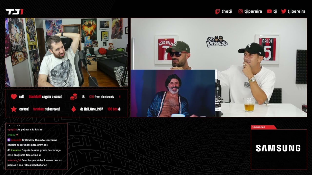 TJI REAGE MAIS OU MENOS AOS PRIMOS 