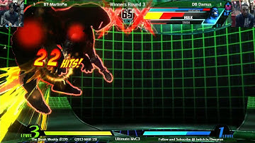 The Break #199 - UMvC3 W3 - BT MarlinPie VS DB Damus