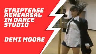 Demi Moore Striptease Rehearsal in Dance Studio