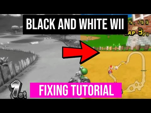 Black and White Wii/PS2? EASY FIX!