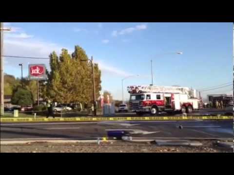 ups crash truck