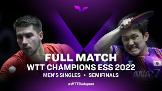 FULL MATCH | Tomokazu Harimoto vs Patrick Franziska | MS SF | WTT Champions ESS 2022