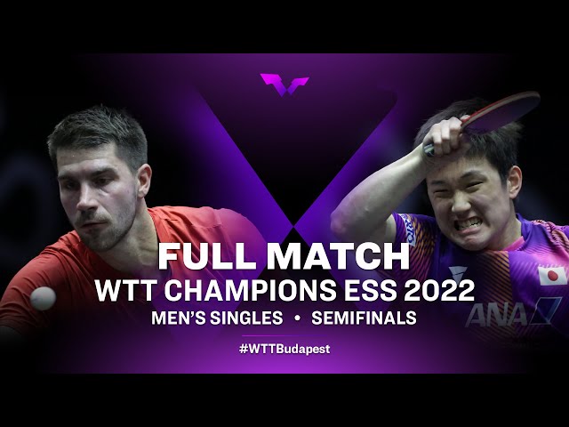 FULL MATCH | Tomokazu Harimoto vs Patrick Franziska | MS SF | WTT Champions ESS 2022