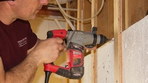 Appplying Furring Strips To A Concrete Wall