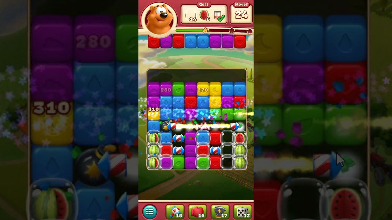 Toon Blast level 254 no boosters 😈