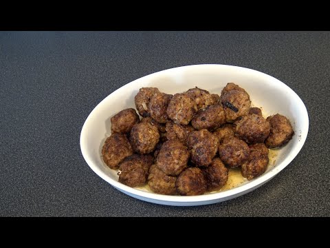 Video: Hur Man Lagar Köttbullar På Grekiska