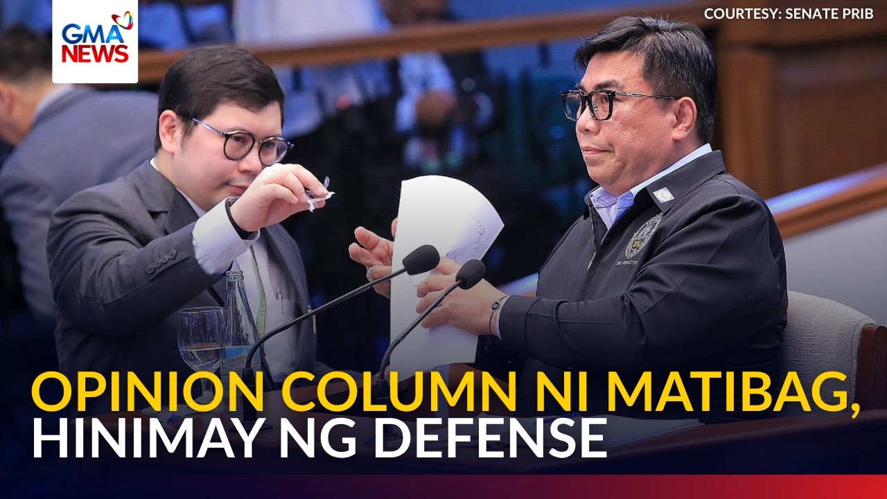 Defense attacks Matibag's credibility as witness, shows opinion pieces on VP Sara Duterte | GMA News 