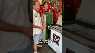 Restored 7-Up Slider Vending Machine