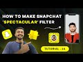Spectacular snapchat filter  lens studio tutorial  14  how to make snapchat filter