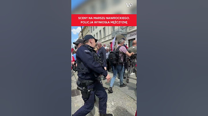 Policja interweniuje na marszu Nawrockiego: Fałszywy protest „przyklejonego”