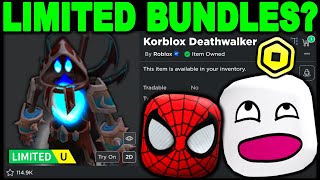 Avatar Bundles & Heads CAN SOON BECOME LIMITED!? (ROBLOX NEW LIMITED ITEM UPDATE)