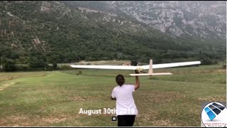 RC Solar plane no batteries. Land monitoring. Model SolarDR1L v4.0. Tests before mount solar cells by MR WATT S.R.L. 1,368 views 4 years ago 5 minutes, 11 seconds