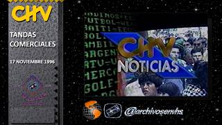 Tandas Comerciales Chilevisión - 17 Noviembre 1996