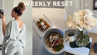 WEEKLY RESET | Sunday Routine, Cleaning, Meal Prep, Self Care, etc.