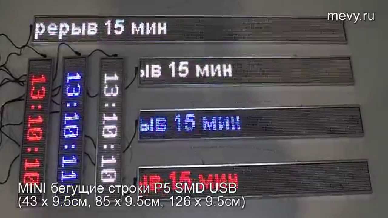 MINI бегущие строки P5 (мини маленькие светодиодные бегущие строки, вывеска открыто закрыто)