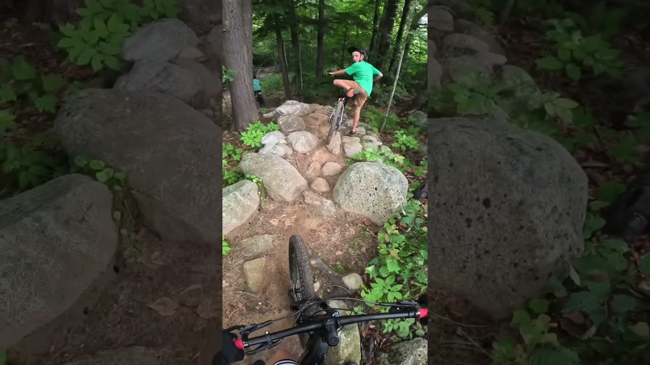 I hate passing ppl on mtb trails 