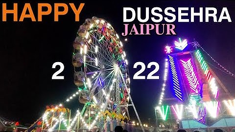 Ravan Dahan🔥 2022 | 🧨Ravan Dahan in Jaipur | रावण Lighting Ravan | Dussehra 2022