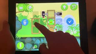 Bad Piggies HD (iOS) (Version 1.4.2) on my iPad 3rd generation (iOS 6.1.2) - Levels 1-1 to 1-18 screenshot 5