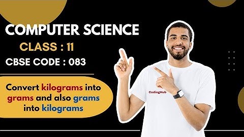 Python program of convert kilograms into grams and grams into kilograms 🤔🙂‍↔️#python #CodingHub