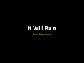 It Will Rain | Lyrics | Boyce Avenue