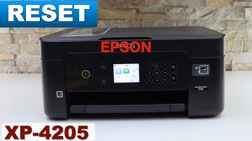 Epson XP-4205 Reset Setting to Defaults.
