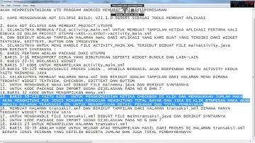 Tutorial Membuat Aplikasi Pemesanan Minuman Berbasis Android