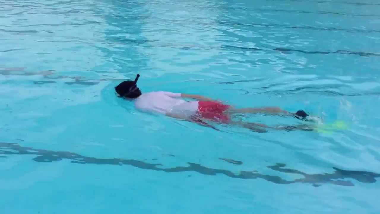 Snorkelling duck dive breakdown YouTube