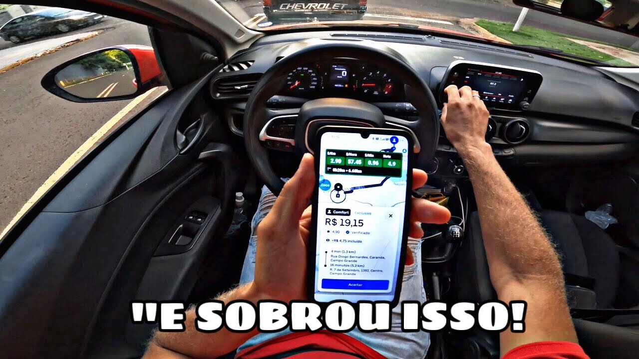 FIZ R$369 NA UBER MAS OLHA O QUE SOBROU! 💸