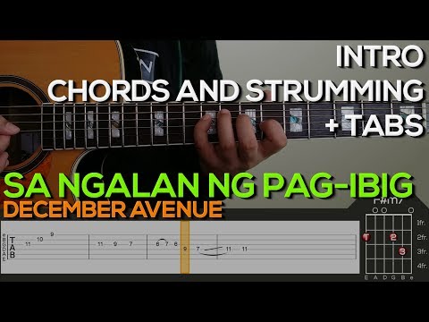 December Avenue - Sa Ngalan Ng Pag-Ibig Guitar Tutorial [INTRO, CHORDS, STRUMMING + TABS]