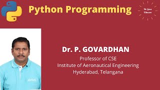 Lecture -29: Matrix Multiplication/Addition/Trace using list comprehension || Dr P Govardhan