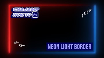 ทำไฟกรอบสี่เหลี่ยมวิ่งแบบ Loop ด้วยโปรแกรม After Effect