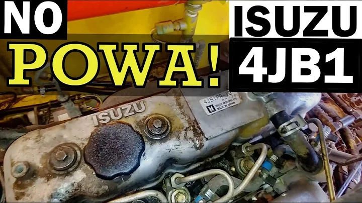ISUZU DIESEL 4JB1 BOGGING DOWN, NO POWER | CHECK THIS FIRST! | ZEXEL injection pump
