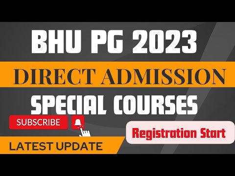 BHU PG Direct Admission Start Special courses ☝️ Must Register Yourself BHU PG Direct Admission Start Special courses ☝️ Must Register Yourself