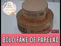 COMO FAZER BOLO FAKE USANDO PAPELÃO | SAMIRA MELO