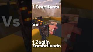 1 Crepitante Vs 1 Zoglin Zombificado Pelea Graciosa