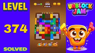Unblock Jam Level 374 Walkthrough Solution