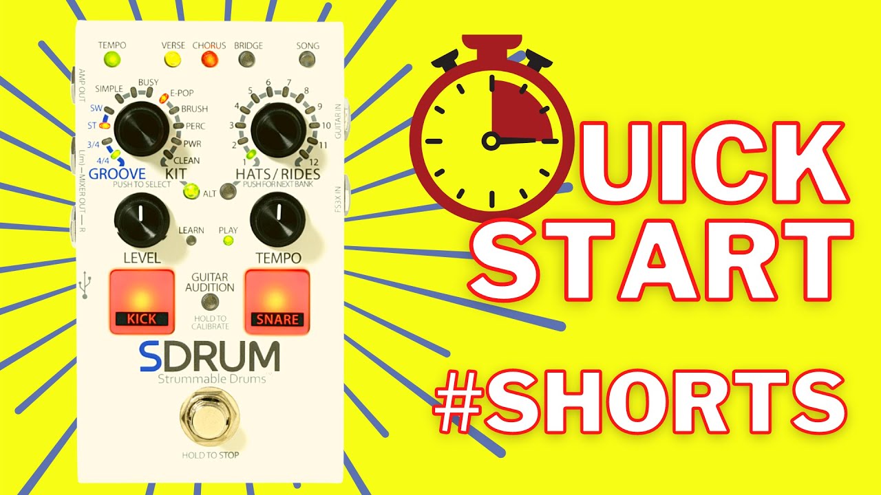 Digitech Sdrum Drum Machine Guitar Pedal Youtube #shorts - YouTube