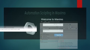 Automation Scripting in Maximo - A ready course in Udemy.Com