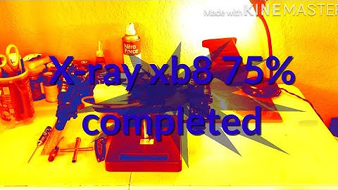 X-ray xb8 road to complete set up🛠⚙️🛠⚙️