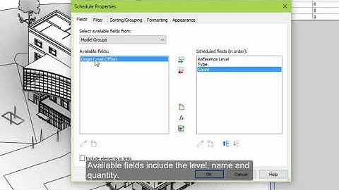 Gruppi di abachi e collegamenti Revit