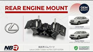Rear Engine Mount Lexus LS430/Celsior UCF30 2000-2006 12371-50170N NBR