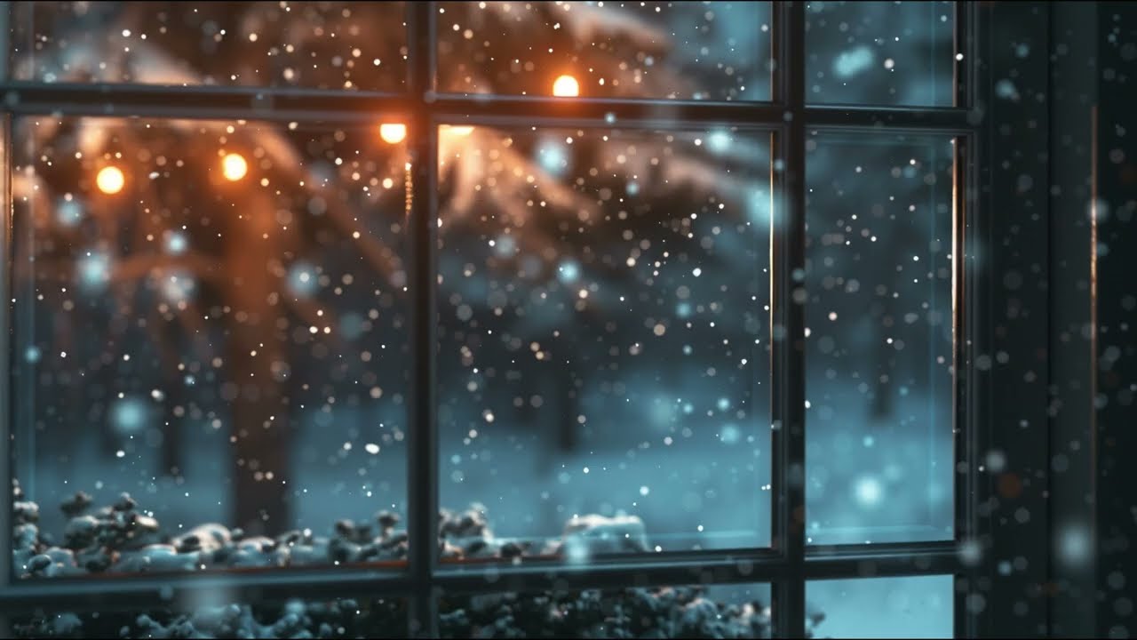 Snowfall Night – 8 Hours Extended