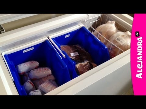 How I Organised My Chest Freezer - Organised Pretty Home