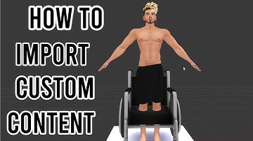 Sims 4 Posing: How to Import custom content Objects into Blender
