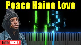 Josman - Peace Haine Love (Piano Tutorial & Cover) - Niveau Facile